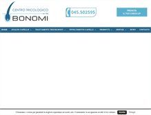 Tablet Screenshot of centrotricologicobonomi.it
